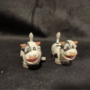 Lot Of 2 Wind Up Cows